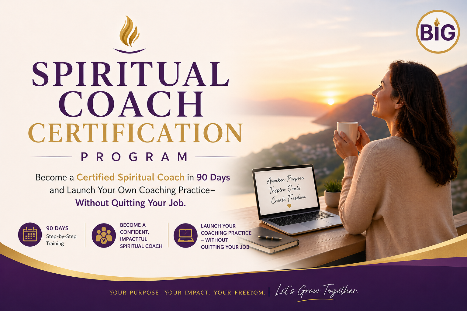big spiritual coach certification